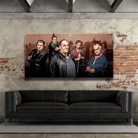 The Sopranos Canvas Set | TheGOATWallArt