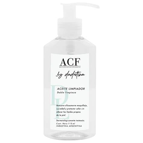 Acf By Dadatina Aceite Limpiador Doble Limpieza X 115ml Farmacia