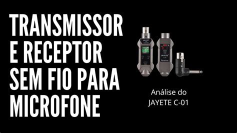 Transmissor E Receptor Sem Fio Para Microfone An Lise E Review Do