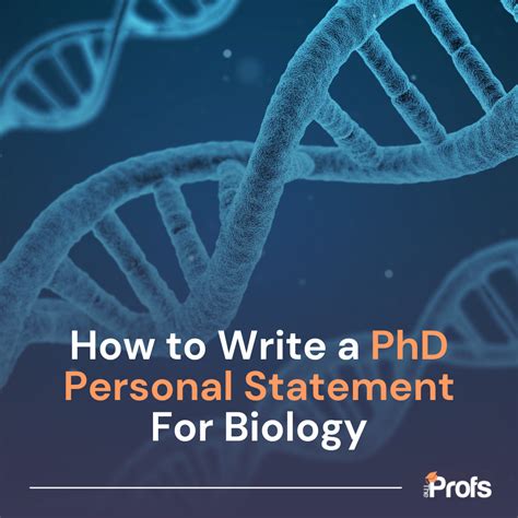 Andx1f4da How To Write A Phd Personal Statement For Biology The Profs