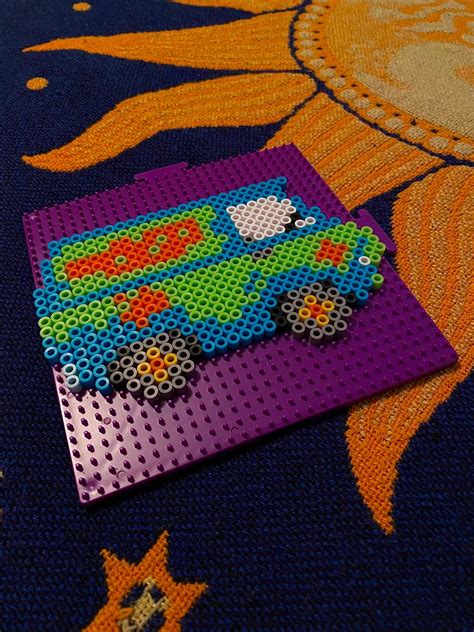 Mystery Machine Midnight Acitivity Melty Beads Ideas Easy Perler Beads