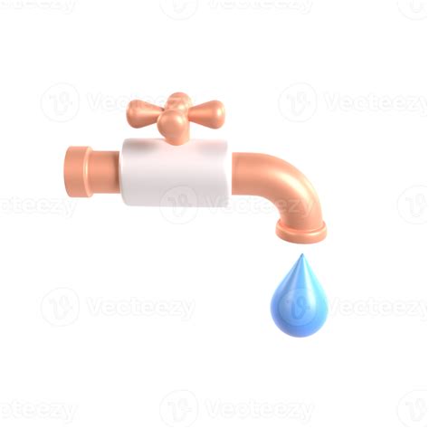 Tap Water 3d Illustration Rendering 22608832 Png