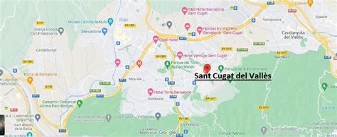 D Nde Est Sant Cugat Del Vall S Mapa Sant Cugat Del Vall S D Nde