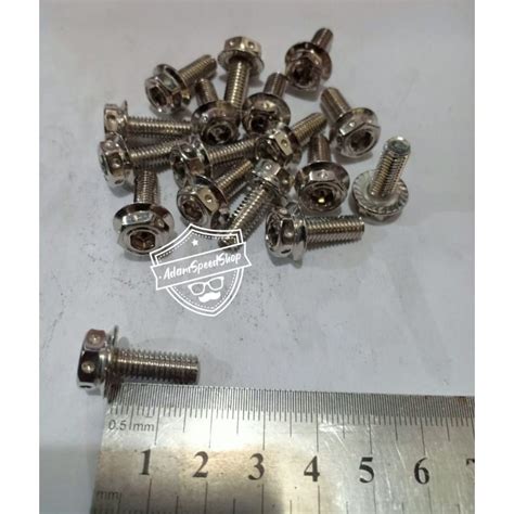 Jual Baut Probolt Drat 10x1 5cm Drat 10x2cm Stainless Shopee Indonesia