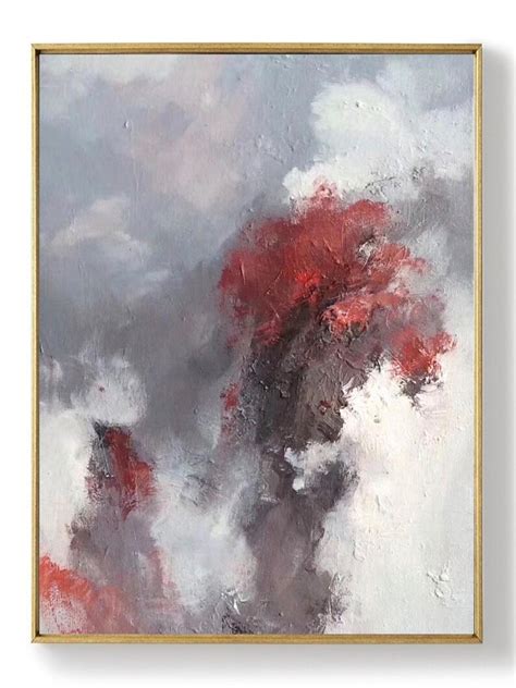 Original Large Abstract Landscape Oil Painting Large Cloud | Etsy