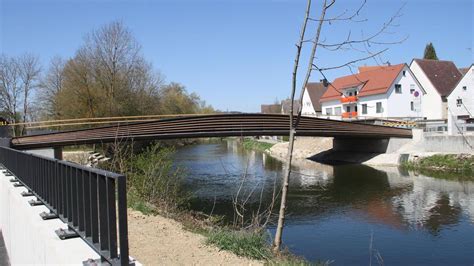 Holzbrücke in Riedlingen wird eingeweiht