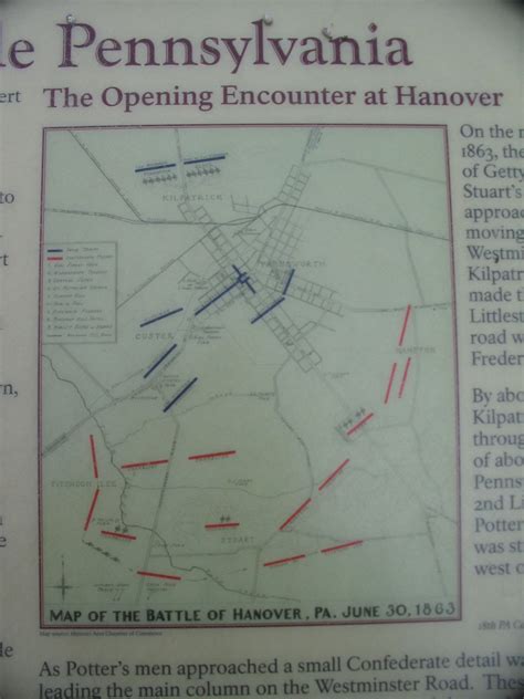 Photo Battle Of Hanover Map