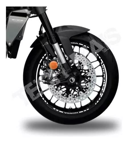 Adesivos Refletivo Rodas Friso Para Moto Honda Cb 1000r