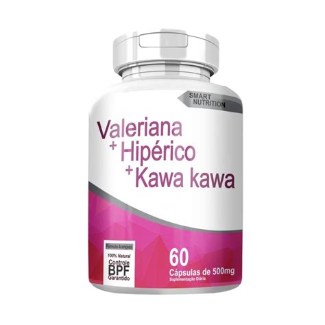 Valeriana Hipérico Kawa Kawa 60 Caps 500mg