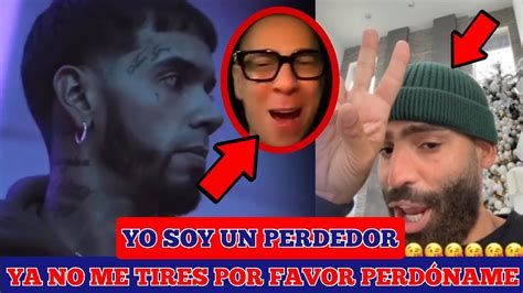 NADIE LO IMAGINÓ ARCANGEL LE PIDE PERDÓN PÚBLICAMENTE A ANUEL YouTube