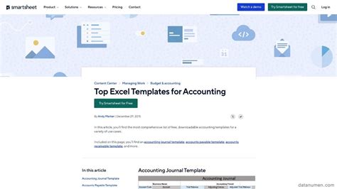 11 Best Excel Accounting Template Sites 2024 [free]