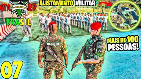 GTA 5 ROLEPLAY BRASIL ALISTAMENTO MILITAR EXÉRCITO BRASILEIRO 13ª