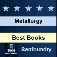 Best Reference Books - Metallurgical Engineering - Sanfoundry