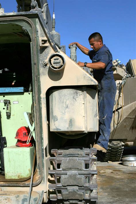 US Marine Corps USMC Corporal CPL Sam Valdez Removes An Axe Inside