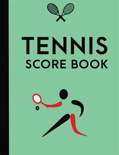 Tennis Score Book Game Record Keeper For Singles Or Doubles Play With