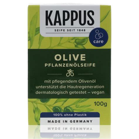 Kappus Olive Pflanzenöl Seife 100g 1 25