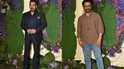 Salman Khan Looks Dapper In Black Aamir Khan Keeps It Simple At Karan