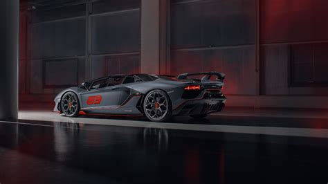 2020 Lamborghini Aventador SVJ 63 Roadster Rear Wallpaper,HD Cars Wallpapers,4k Wallpapers ...