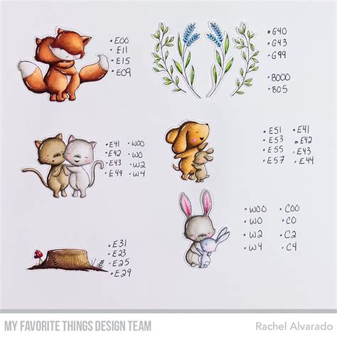 several drawings of different animals and numbers on a piece of paper ...