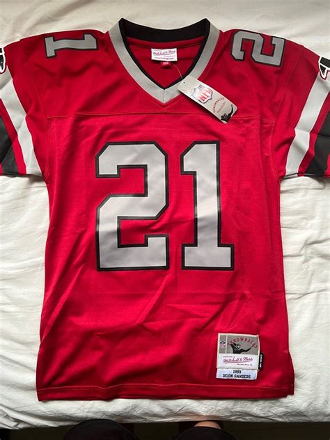 Deion Sanders Nfl Throwback Atlanta Falcon Mitchell And Ness