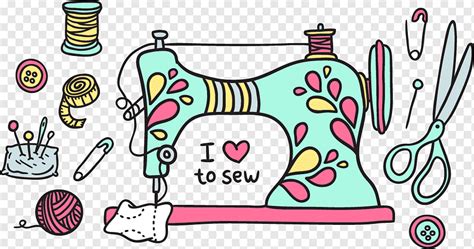 Pink Sewing Machine Clipart