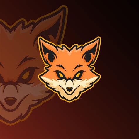 Premium Vector Fox Head Mascot Logo Template