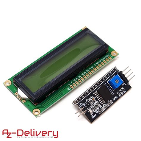 AZDelivery HD44780 2004 LCD Display Azul Modulo Pantalla Con