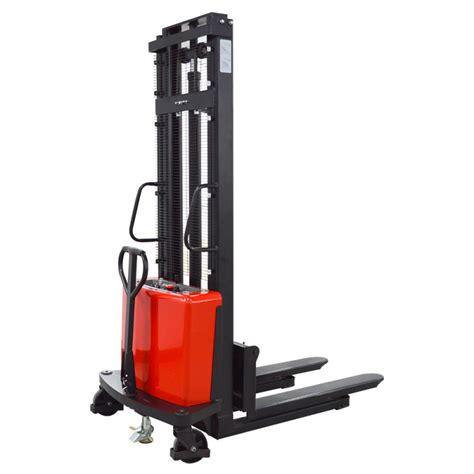 Semi Electric Stacker Material Lift 118 Lifting Height With Adjustable