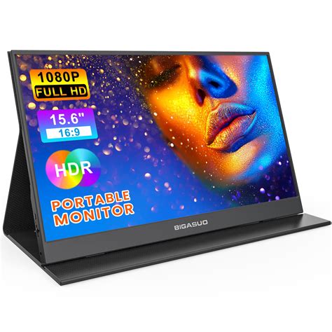 Bigasuo Portable Monitor 156 1080p Fhd Portable