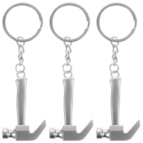 Sipeihong Mens Ts Papa Keychain Mini Hammer Key Chain Keyring