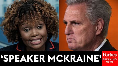 Viral Gaffe Karine Jean Pierre Stumbles Over Kevin Mccarthy S Name