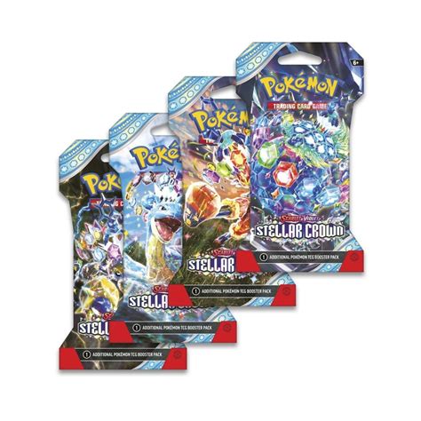 Pokémon Tcg Scarlet And Violet Stellar Crown Sleeved Booster Pack 10 Cards Pokémon Center