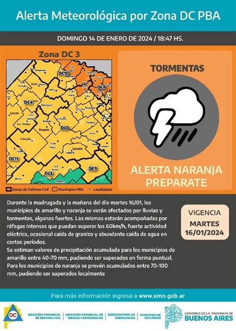 Diario Uno Arrecifes Nueva Alerta Meteorol Gica Para La Zona De Arrecifes