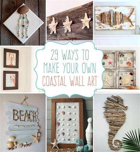 29 Beach Crafts: Coastal DIY Wall Art