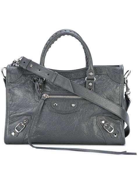 Balenciaga Classic Small City Bag In Gray Lyst