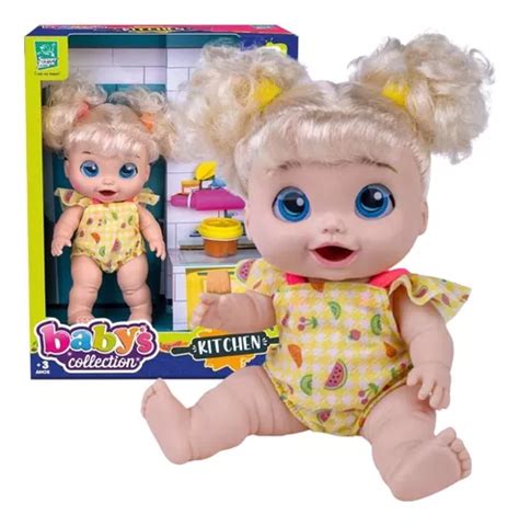 Boneca Baby Collection Alive Come E Faz Caquinha Supertoys Frete grátis