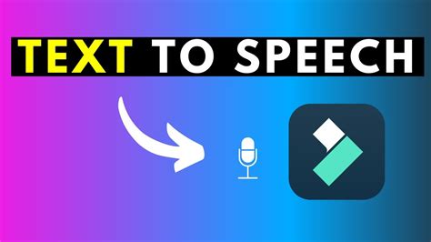 How To Use The Text To Speech Feature In Filmora 12 To Automatically