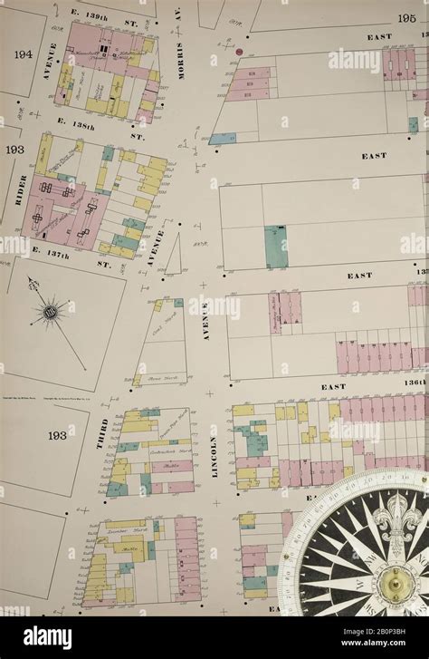 Image 17 Of Sanborn Fire Insurance Map From New York Bronx Manhattan New York 1890 1902