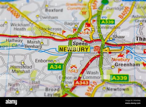 Newbury Town Centre Map Arline Nicholle