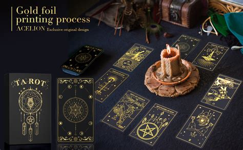 Amazon Acelion Original Plastic Tarot Card Set With Guide