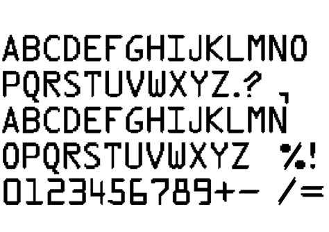 Lcd Lcd Mono Font In Truetype Ttf Opentype Otf Format Free And Easy