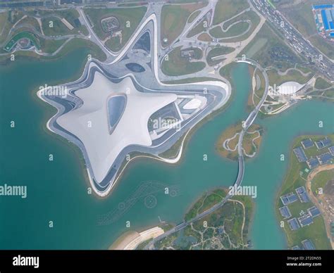 Aerial Photo Shows Chengdu Science Fiction Museum The Main Venue For