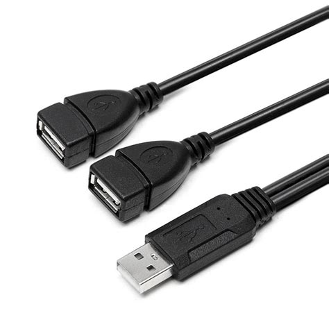 1 To 2 USB Y Splitter Cable Type A Male Female Converter Buy From 3