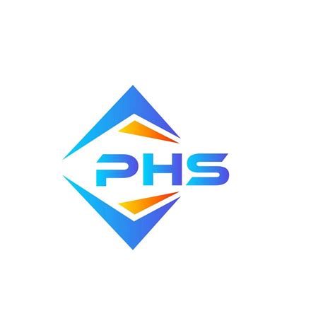 Phs Abstract Technology Logo Design On White Background Phs Creative