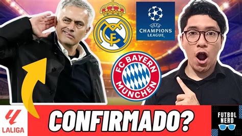 Confirmado Fichaje De Mourinho Al Bayern Munich YouTube