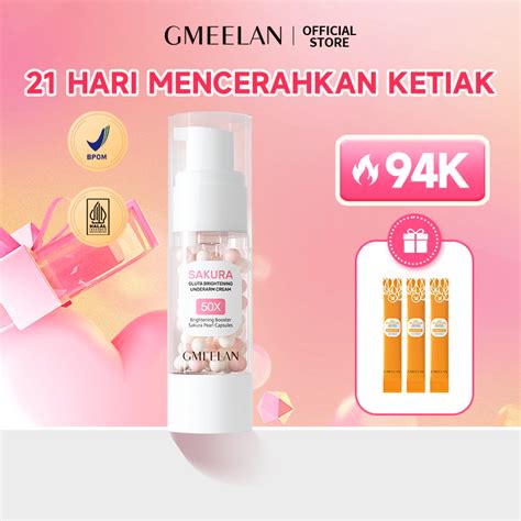 Jual GMEELAN Cherry Blossom Pemutih Ketiak Sakura Underarm Whitening