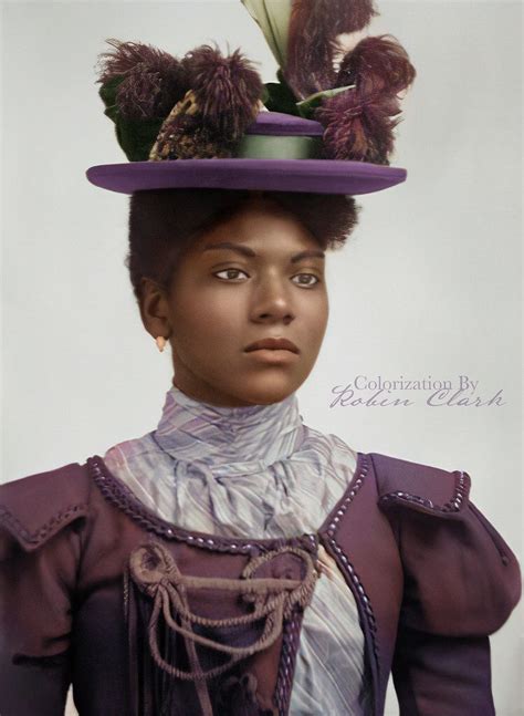 A Victorian Era Woman Of Color Circa Late S Colorized By Robin