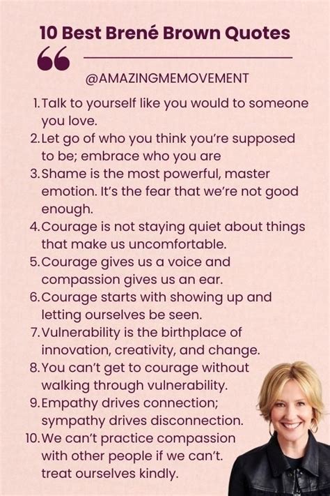 35 Best Brené Brown Quotes On Shame Courage and Vulnerability Brene