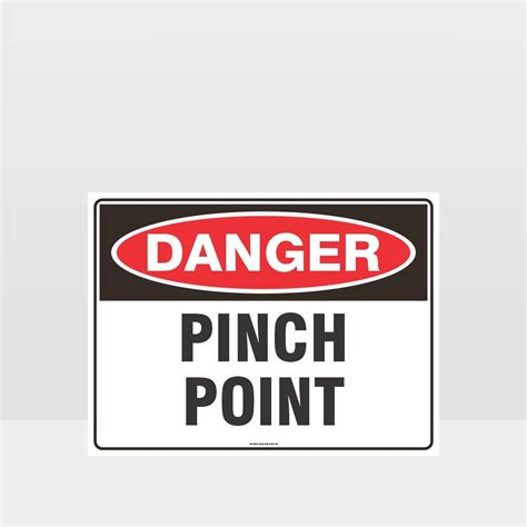 Danger Pinch Point Sign Danger Signs Hazard Signs Nz