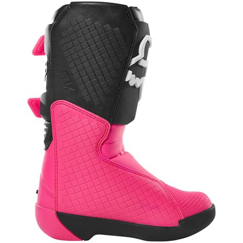 Bottes Cross Fox Youth Comp Black Pink Enfant Motoblouz